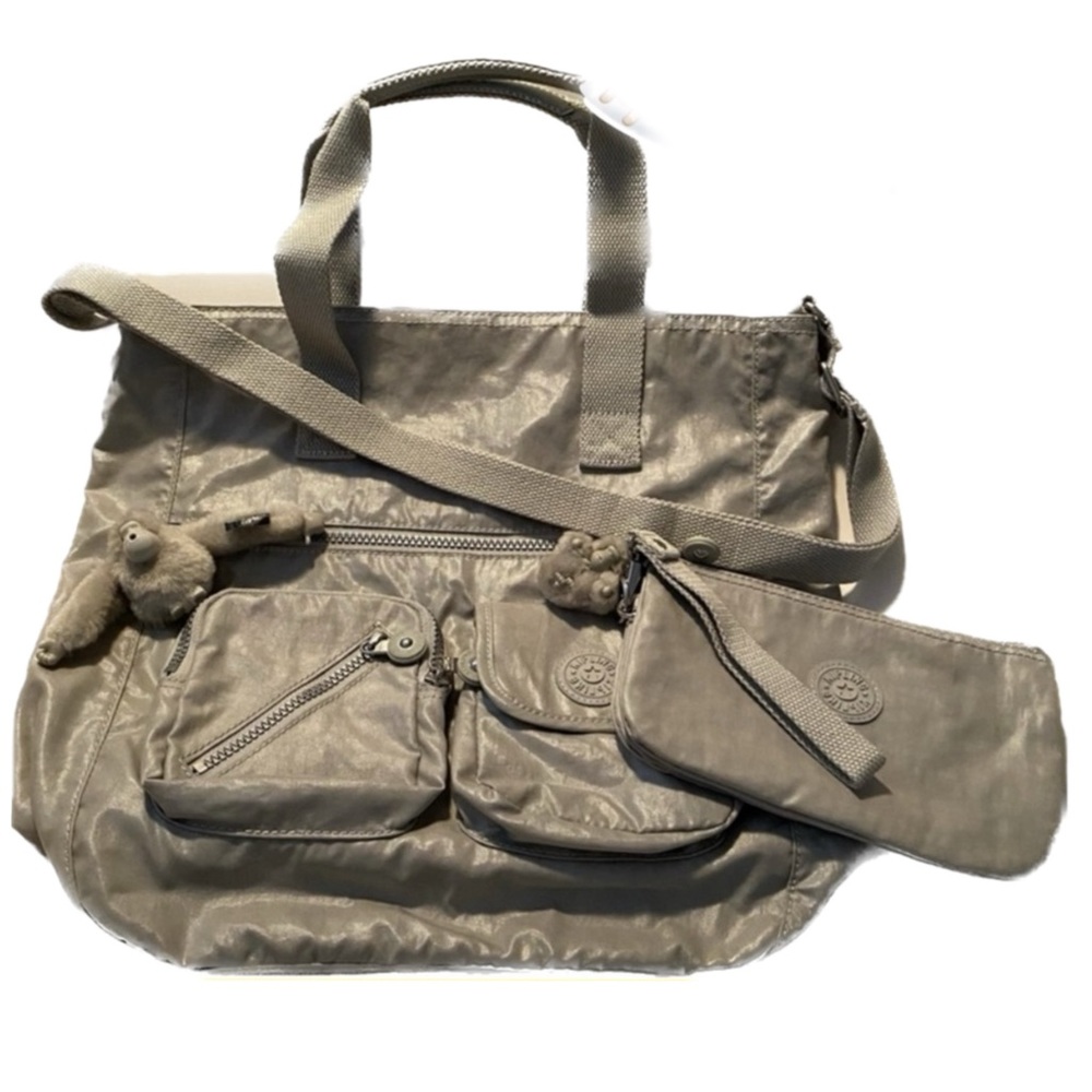 Kipling Joslyn “North to South” Tote w/matching Creativity XL *Smoke/pet free